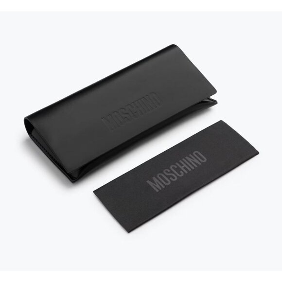 NEW MOSCHINO SUNGLASSES BLACK GREY WOMEN EYEWEAR MOSCHINO MOS006/S/STR 0807 IR - Picture 5 of 5